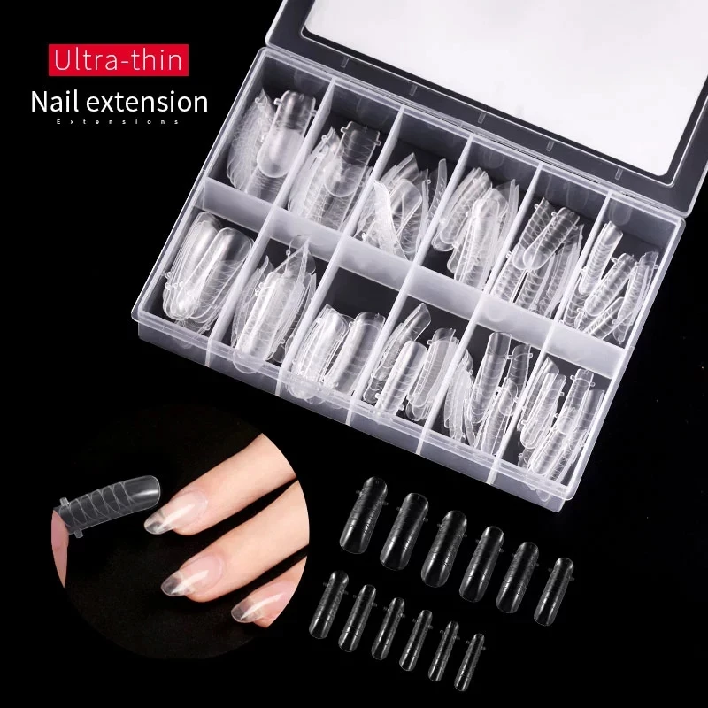 

120Pcs/Box Clear White Natural Color French False Acrylic Nail Tips False Acrylic Nails Art Manicure Tools False Nails, Transparent