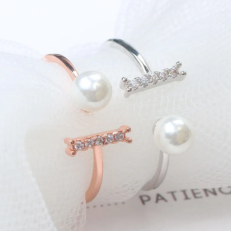 
Factory Direct Sell zircon finger ring for young girls gift 