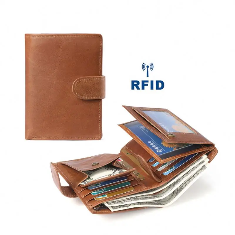 

Hot Sale Oem Wallet Leather Brown Wallets and Handbags Leather Men's Wallets