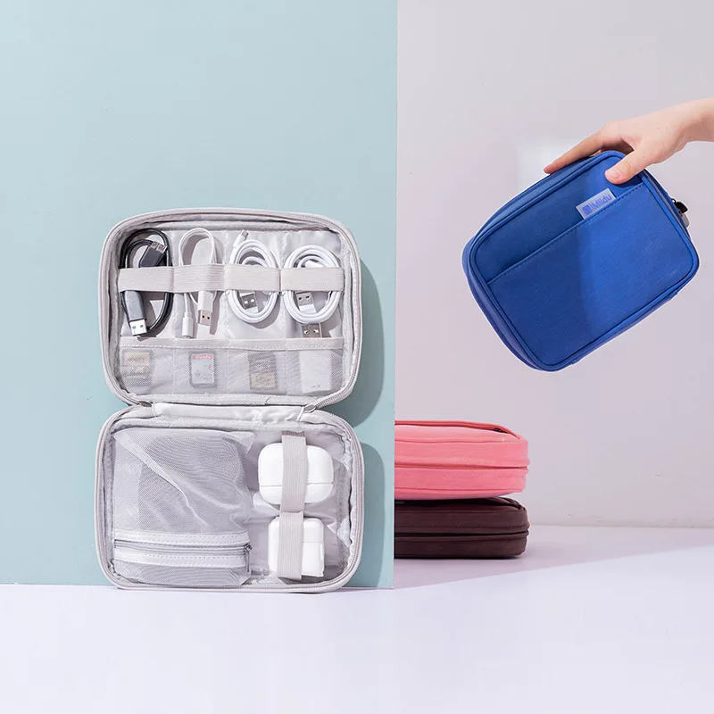 

The new Digital Storage Cable Organizer Bag multi-functional headphone charger is a hot seller in Europe and America, Customized color