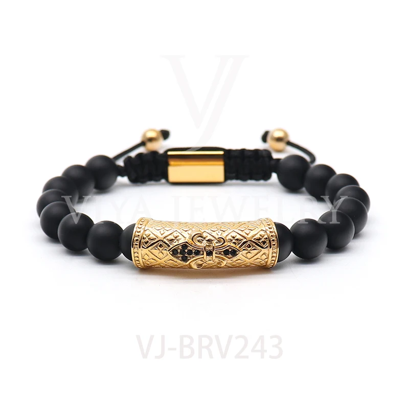 

Energy Nature Tiiger Eye Beads Bracelet 8mm Men stone Jewelry, Customized color