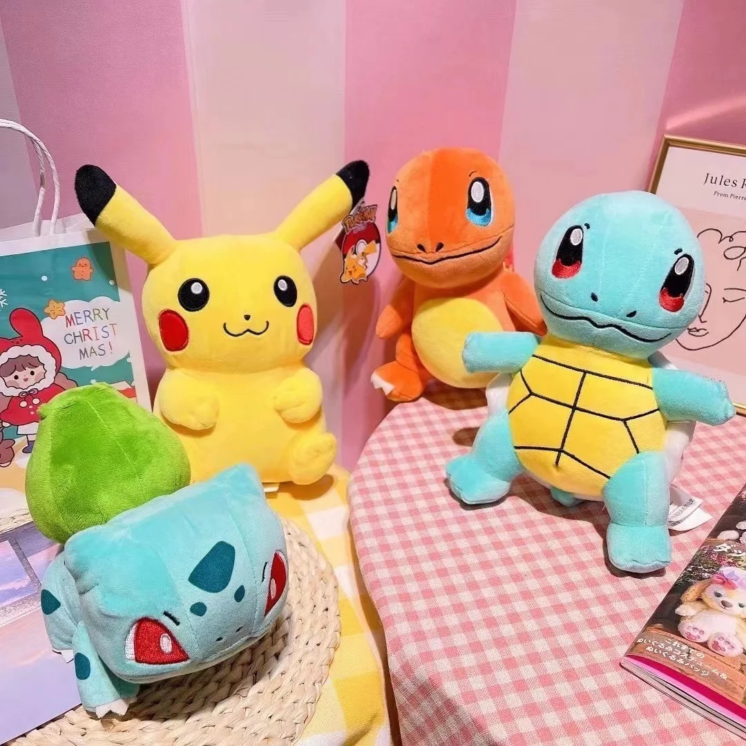 

2023 New Arrive Pokemon Plush Toy 8 Inch 12 Inch Stuffed Plush Pikachu Psyduck Eevee Plush
