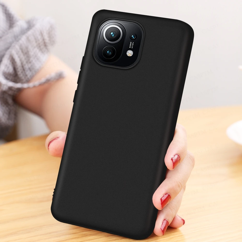 

Phone Case for Xiaomi Poco F3 Cover Frosted Back Protective Cases for Xiaomi Mix 4 11 Poco X3 NFC 10S 10i 11 Pro Ultra, Black