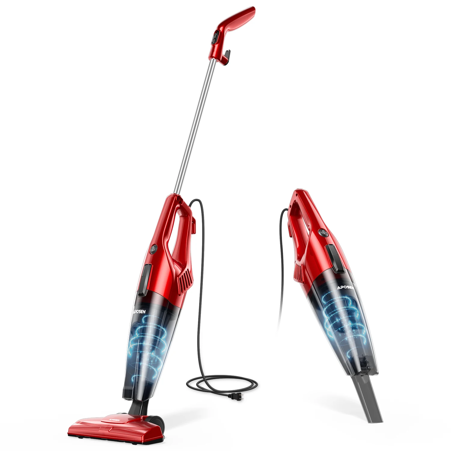 

Vacuum Cleaner Handheld Stick 2 in 1 600W 15000Pa Upright Lightweight Corded Bagless HEPA Filtration(Ship from the UK)