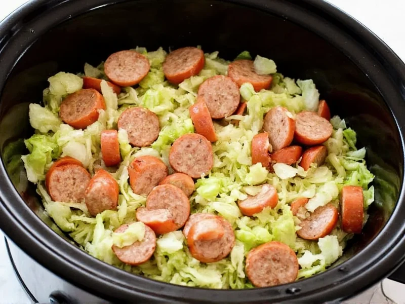 Cabbage and Sausage Crock Pot Recipe: Easy Comfort Food