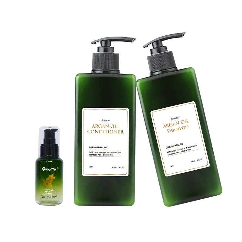 

High Quality Skin Deep Conditioning Nourishing Argan Oil Keratin Treatment Hair Care Set