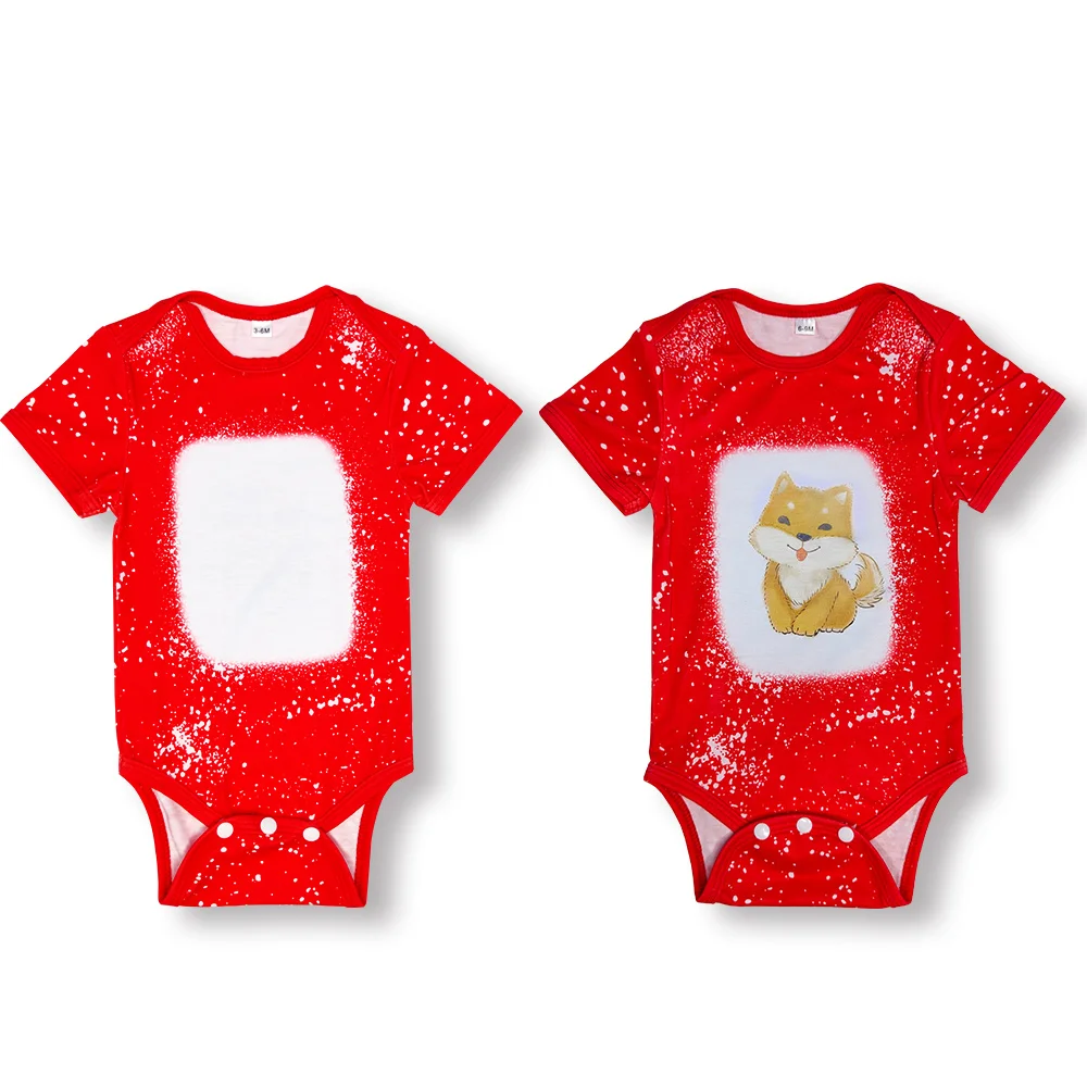 

Kingsub Sublimation Baby Rompers Blanks Wholesale New Born Blank Bleached Sublimation Baby Clothes