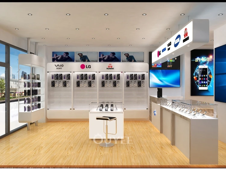 Mobile Shop Decoration Cellphone Store Display Fixture Mobile Phone