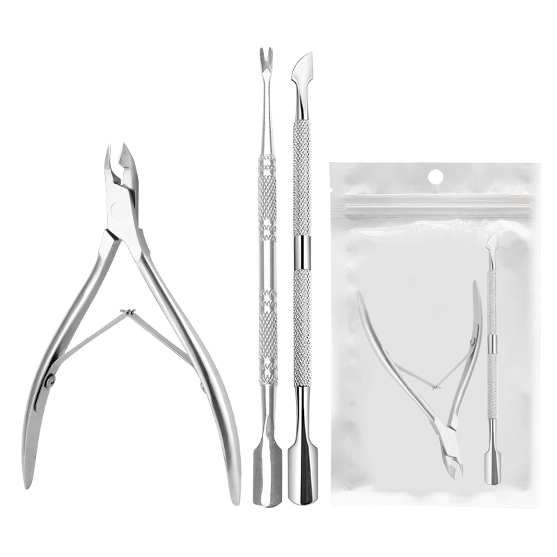 

Free sample professional nail tools stainless steel manicure set nail cuticle trimmer cuticle nipper with pusher