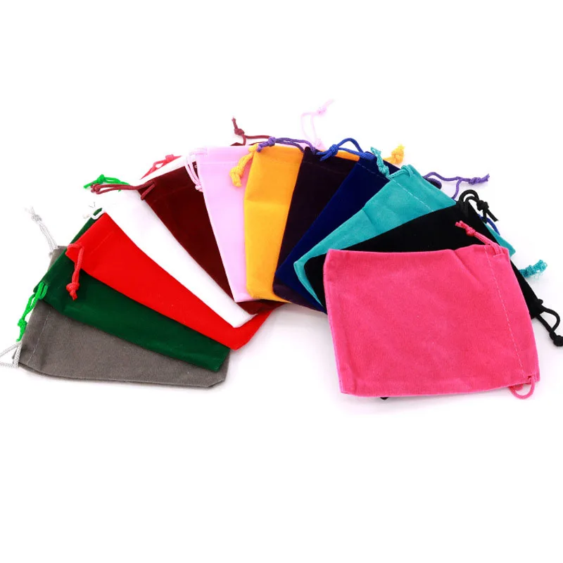 

velvet gift bag for jewelry making ,jewelry bag many colors and size available, White,red,red wine,purple,gray.,black.,etc