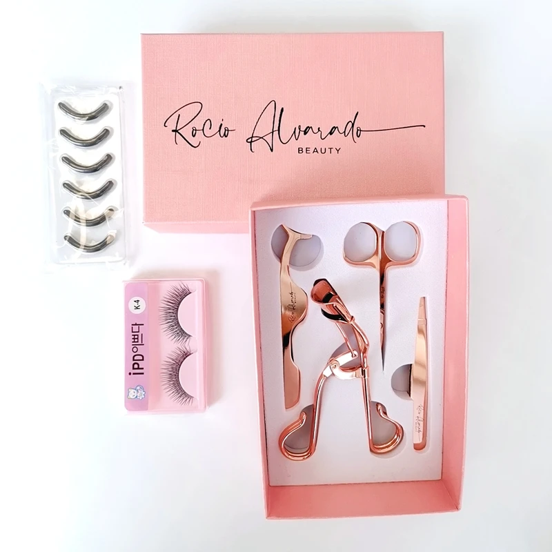 

Wholesale lash tool kits private label eyelash separator tool eyelash tweezers, 5 colors