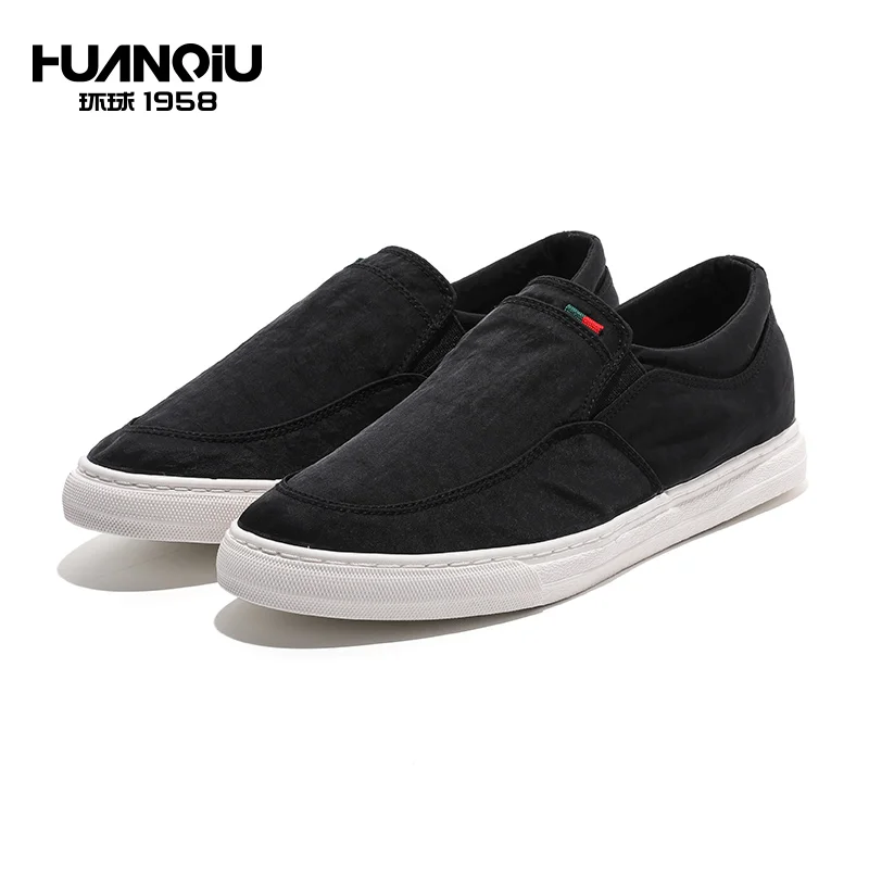 

H20872 HUANQIU New Styles Fashion Breathable Slip On Autumn Rubber Casual Shoes For Men