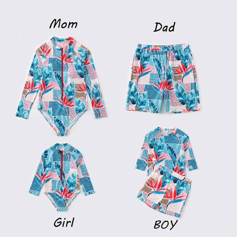

SLL15 2020 tie front bathing suit one piece swimsuit sports california brazil swimwear couple beachwear kids swim trunks boys, Multi-colored options