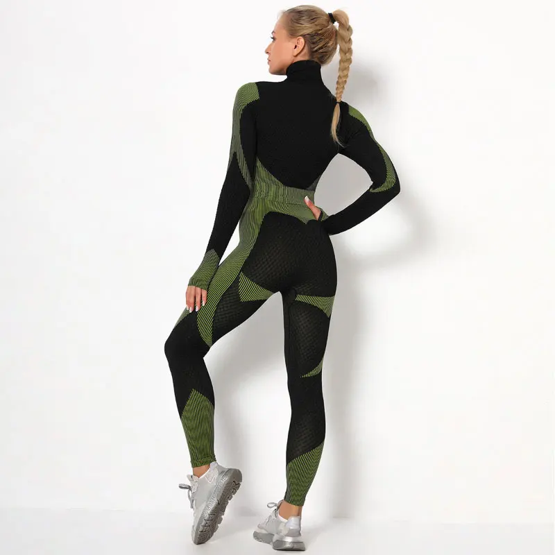 

Seamless Gym Women Yoga Set Gym Clothing New Yoga Bras Suits Yoga top Leggings Female Sport Fitness Suit Running Clothes, 10 colors, as picture shown