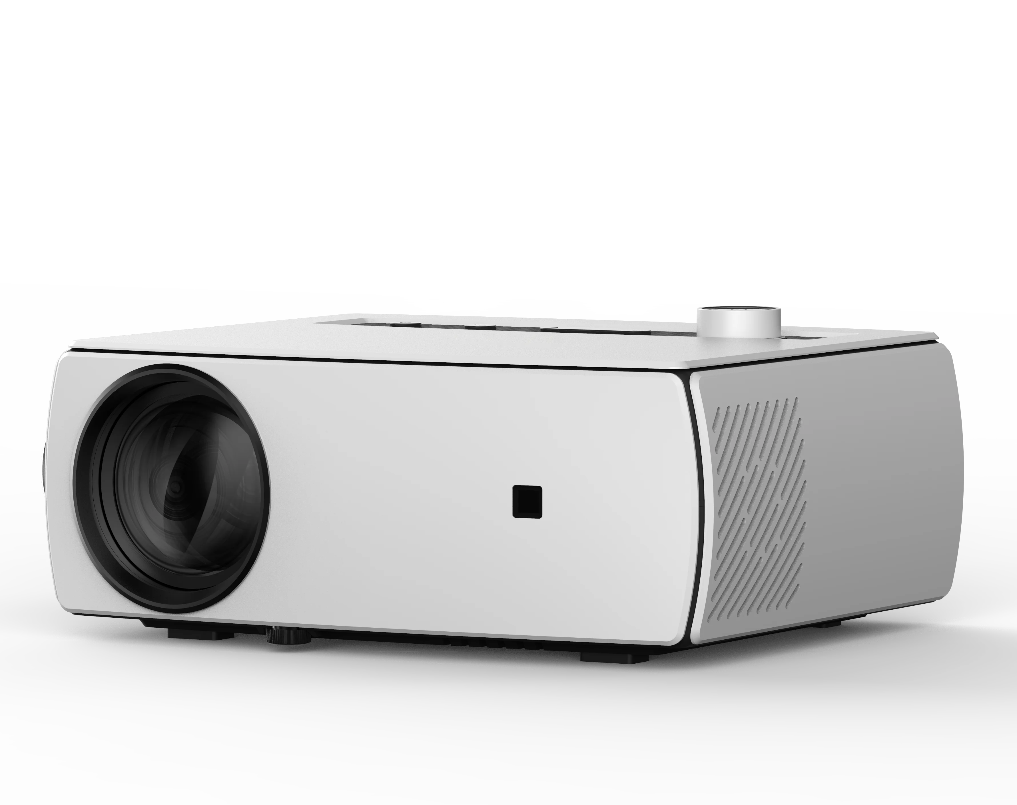 

Home Theater Projector YG430 Portable Projector For Mobile 1080p Multimedia Projector, White