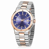 

Top Brand Sports Watches Blue Dial Stainless Steel Rose gold Bracelet ap Stylish Luxury Watches Men wrist