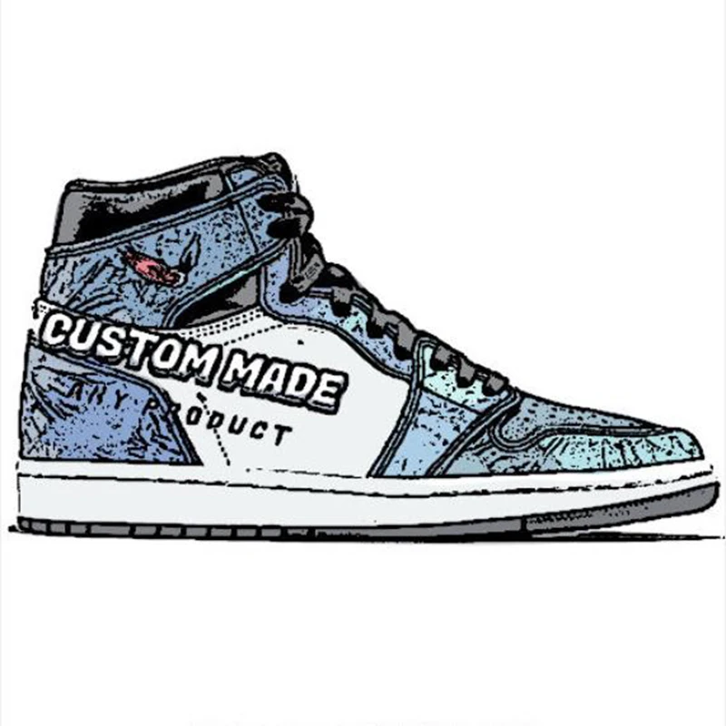 

Customized LOGO Fashion Basketball Shoes jordan 1 Sneakers OEM Retro Brand Shoes Chicago OG, Any