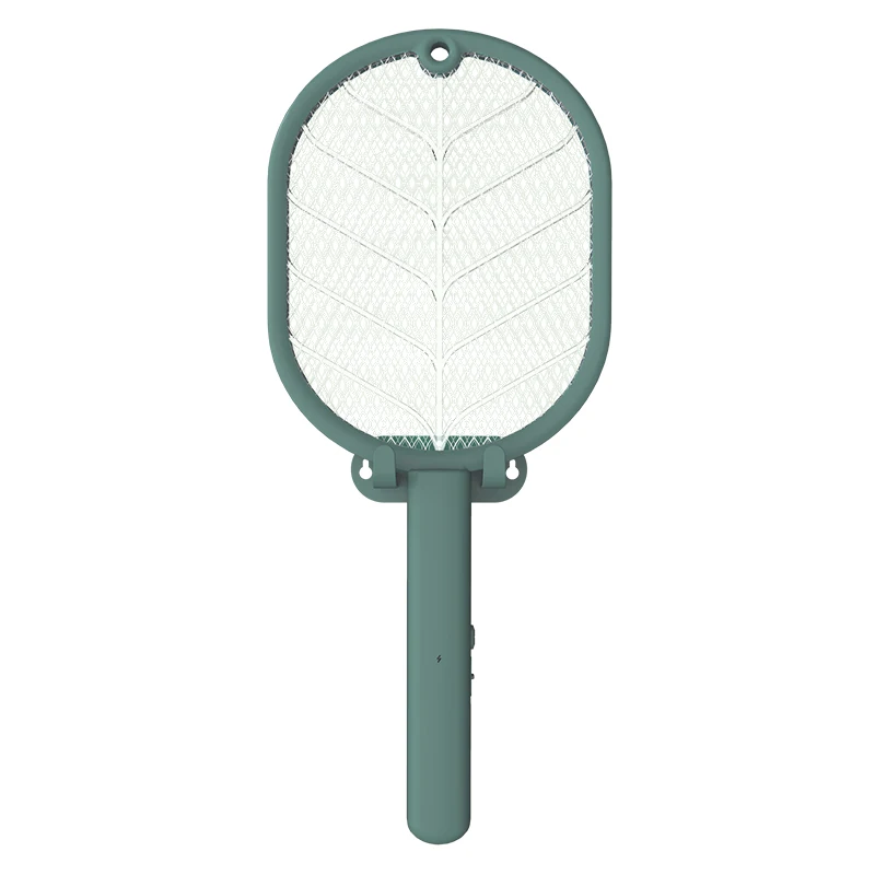 

2021 Foldable Rechargeable Battery Mosquito Racket Electric Mosquito Swatter 2700V Mosquito Killer Lamp For Summer, Yellow, green