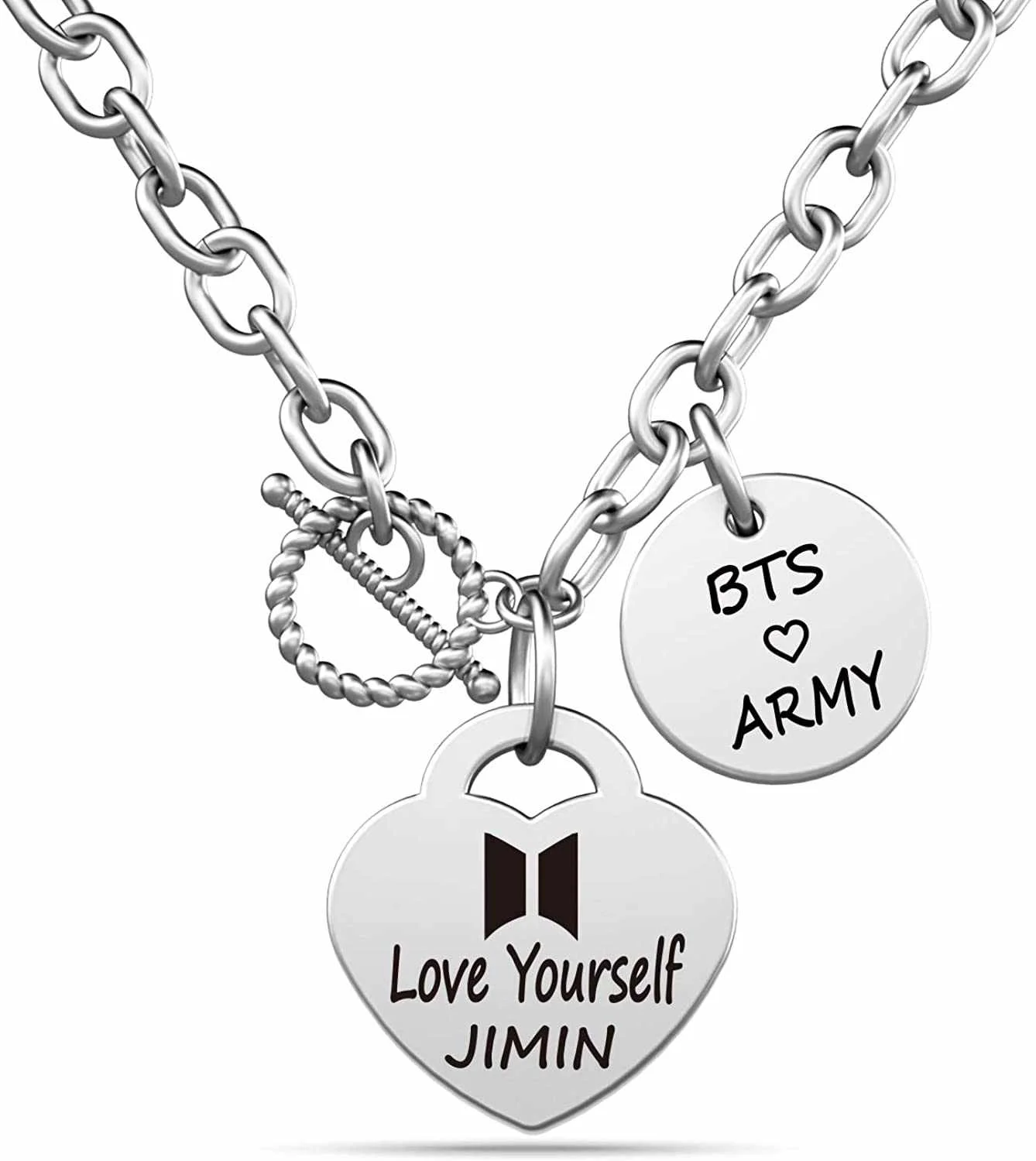 

Bangtan Necklace Bts Army Jewelry To Yourself Army Bts Necklace For Girls Kpop