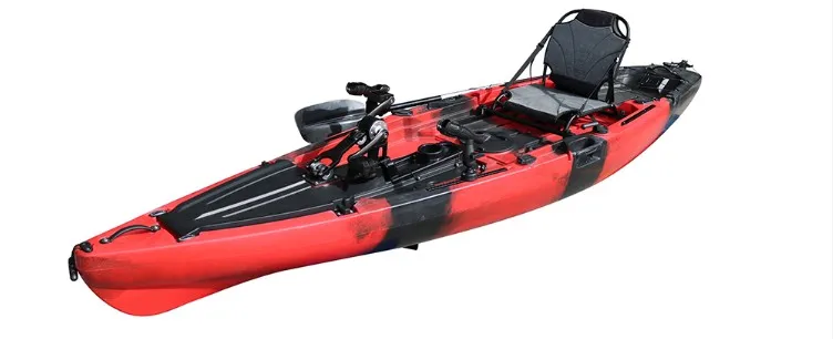 Vicking Newest 12ft Canoe Pedal Fishing Kayak with Pedals Fast