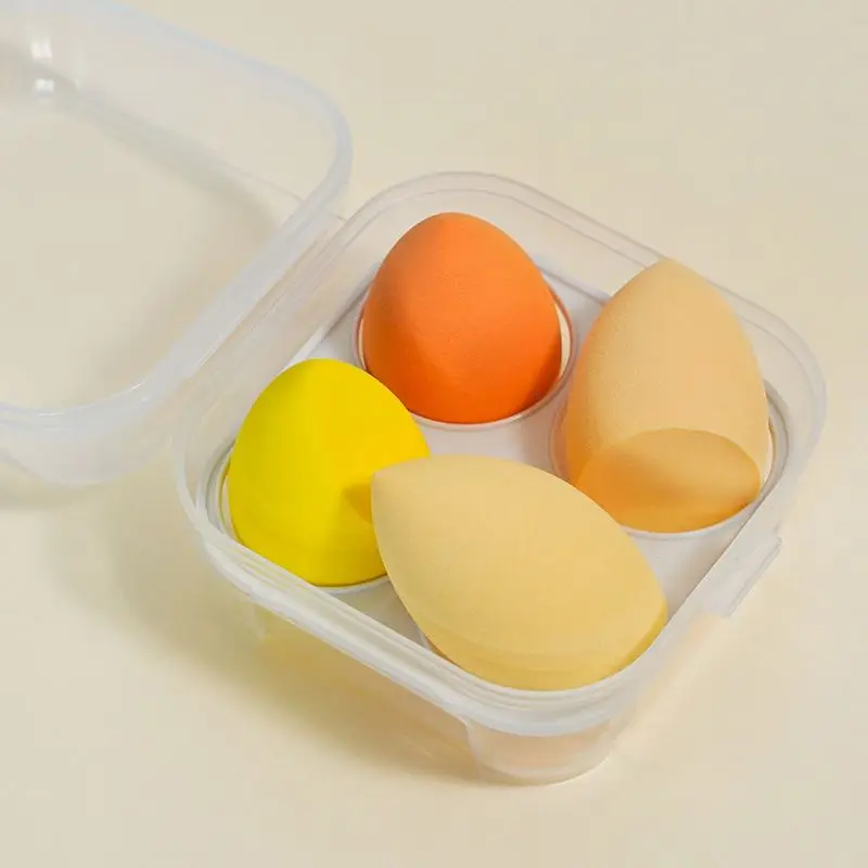 

Amazon Hot Sellings Silicone Beauty Oem Makeup Sponge, Pink purple black yellow
