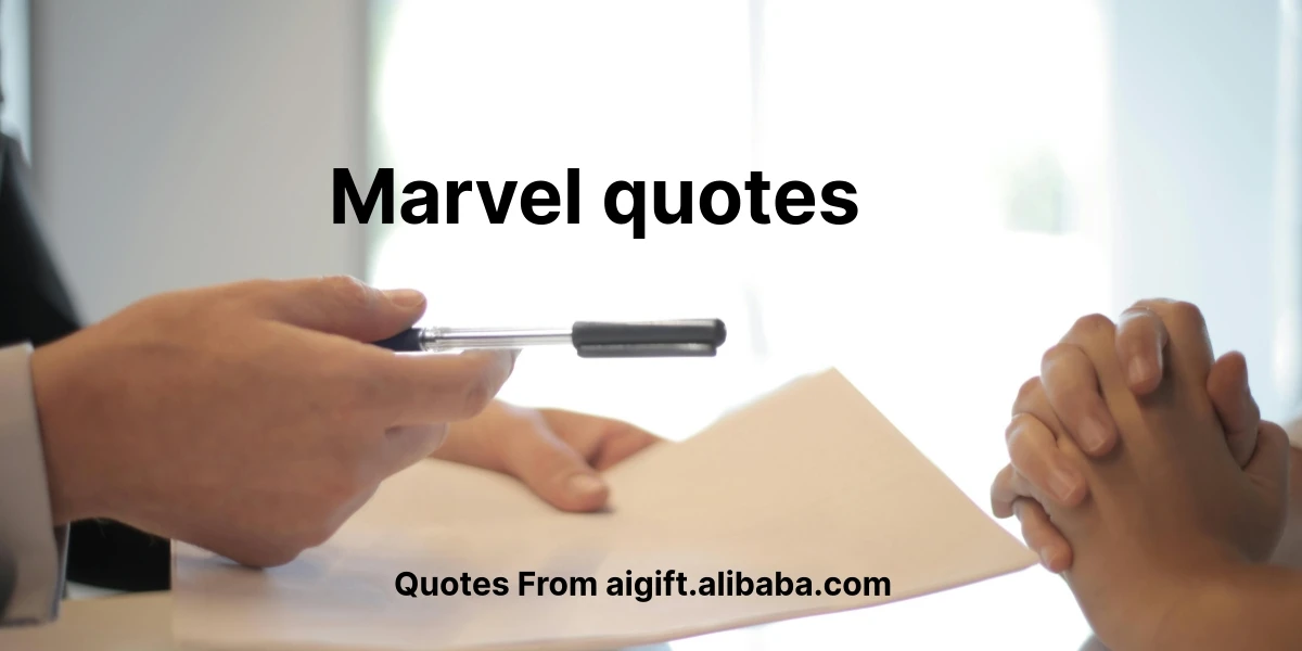 marvel quotes