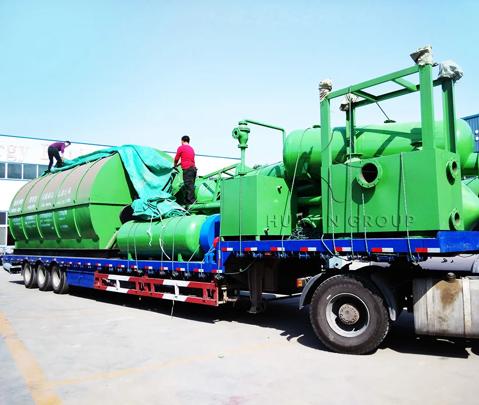 
HY-3tpd plastic scrap pyrolysis to fuel pyrolysis plant 