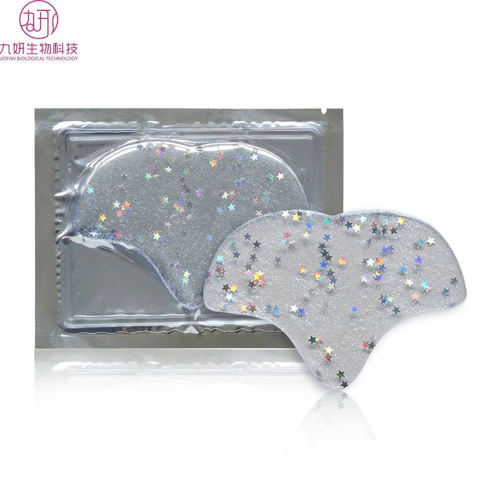 

Factory Supply Private Logo Anti-Aging Anti Wrinkle Glitter Crystal Collagen Forehead Mask