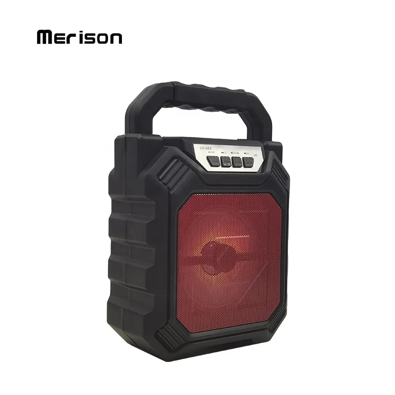 

full range 5w led lights outdoor party dj sound box wireless bluetooth speaker