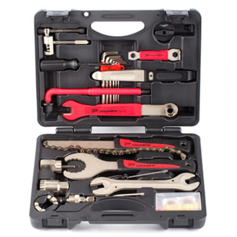 

HIGH QUALITY BICYCLE TOOL BOX 18 PCS REPAIR KIT MULTI-FUNCTION TOOL