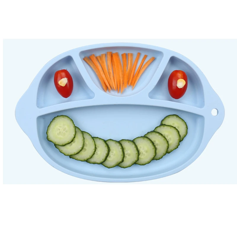 

4 color Baby Silicone Placemat Plate, Kids Table Placemat Silicone Baby Plate