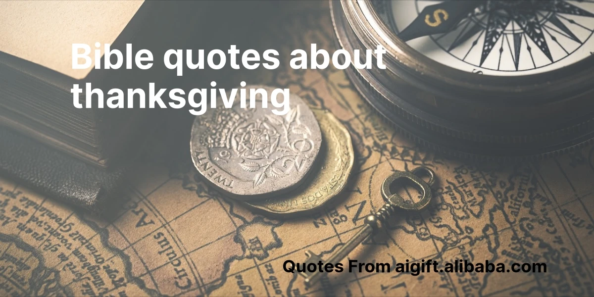bible quotes about thanksgiving