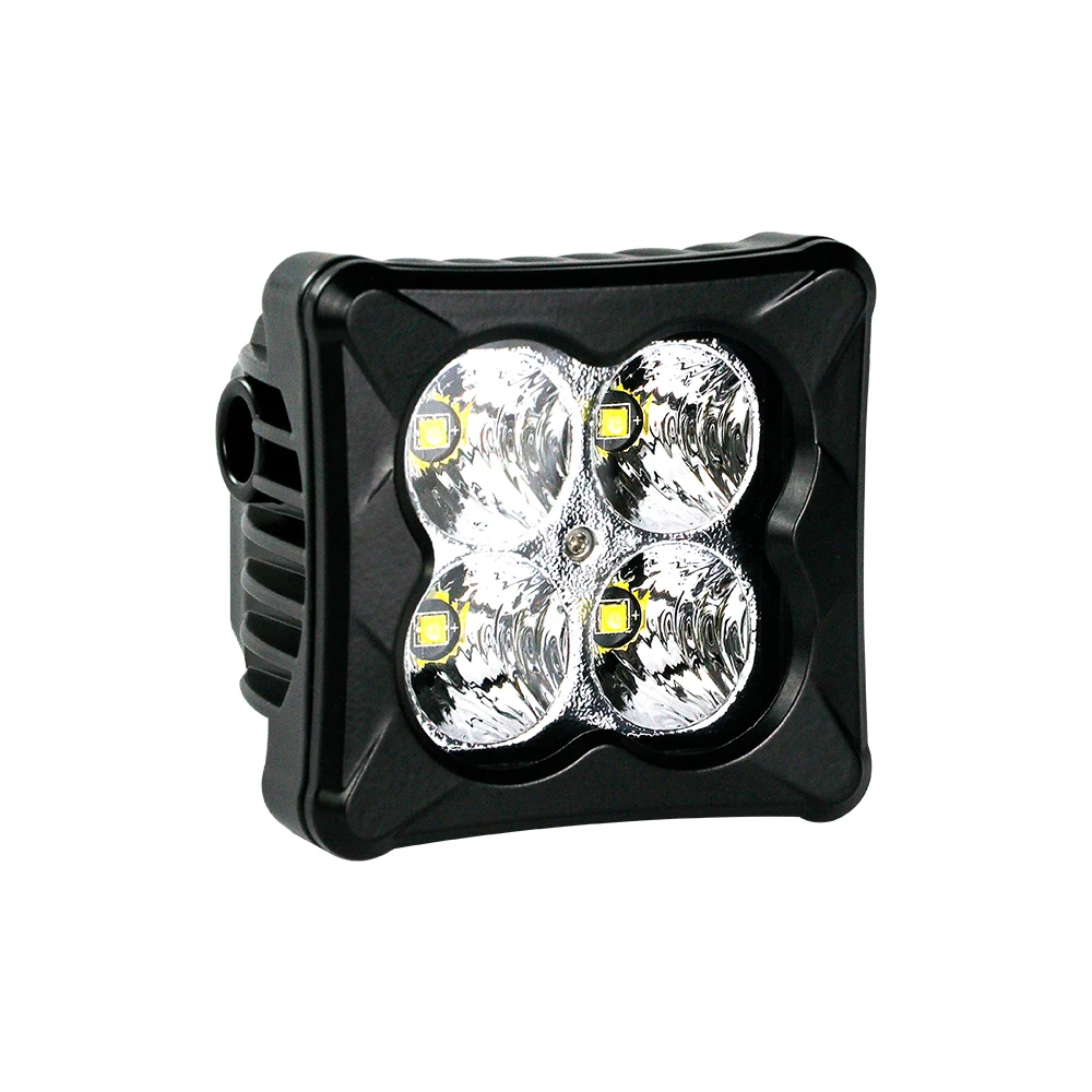 AURORA Screwless LED Light Bar 2inch Flood LED Work Light Pod Offroad 12v 24v