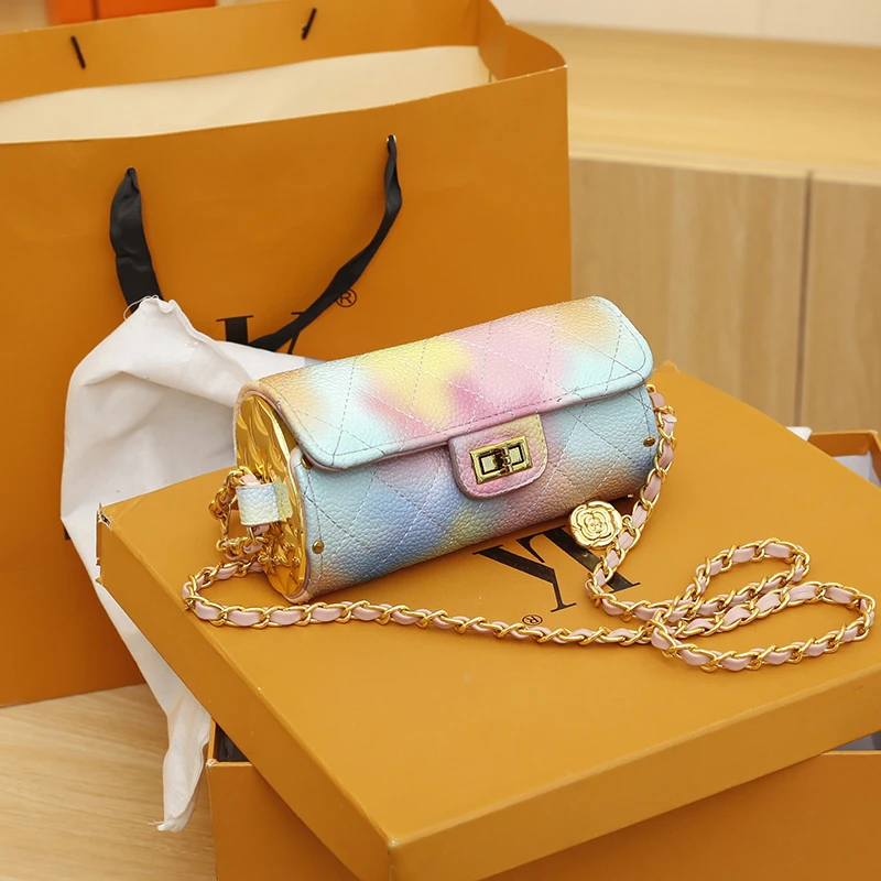 

2022 Fashion New Multicolor Handbags Small Shoulder Handbag Wholesale Sacs a Main Femme Gradient Bags Women Handbag