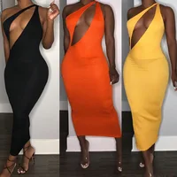 

2020 new model women sleeveless dress sexy long slim dresses for lady