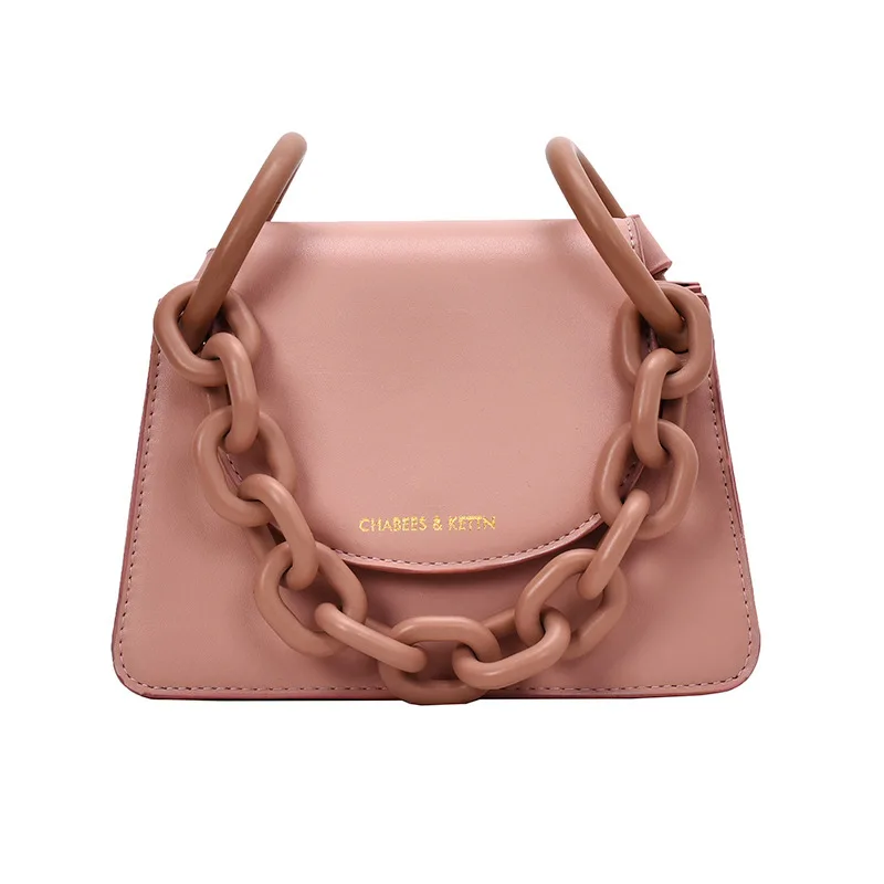 

shoulder sling bag custom crossbody bag women thick chain custom women purses handbags, Accept customizedcolor