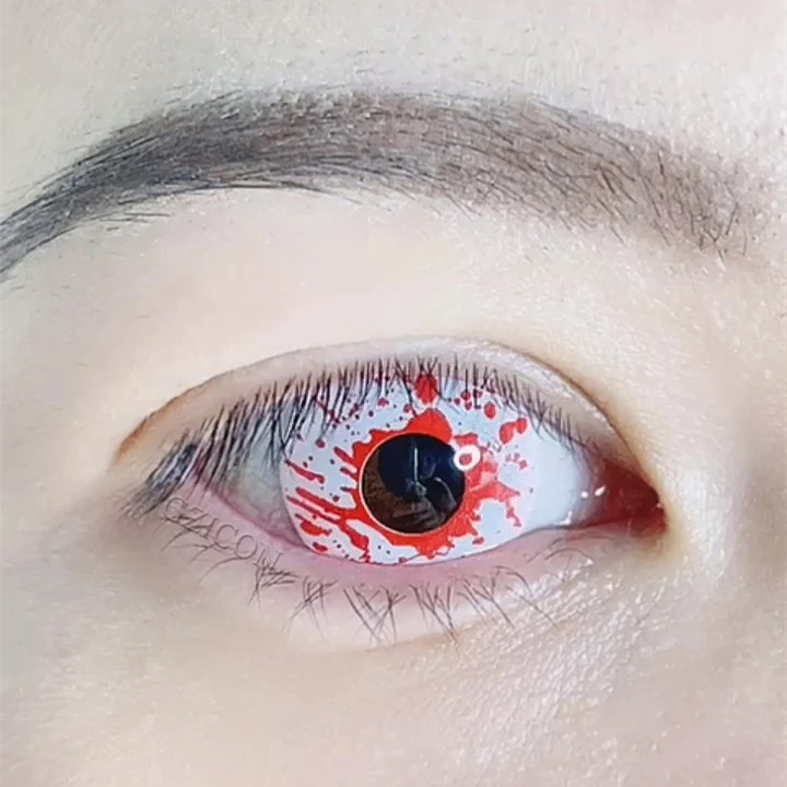 

Yearly use cosmetic lenses Halloween crazy color contact lens