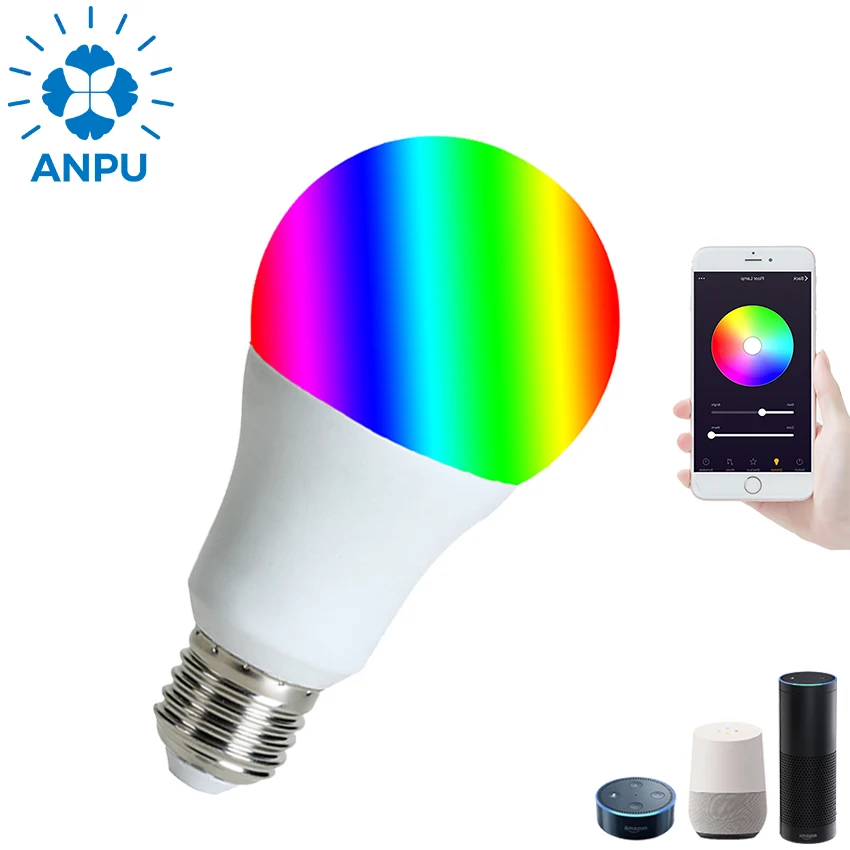 Fast Connection Rgb Warm White Light Smart Wifi Bulb Smart Led Bulb Wifi Smart Bulb Google