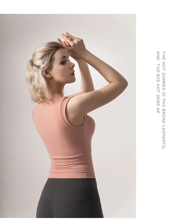 Women's running speed dry workout jacket sleeveless yoga top