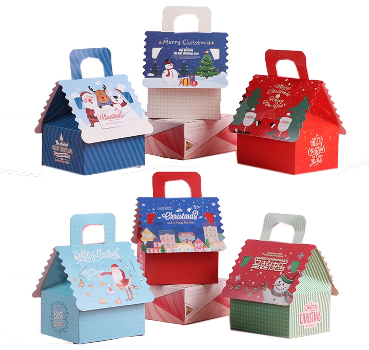 Paper House Shape Candy Gift Packaging Foldable Paper Boxes - Buy Mini ...