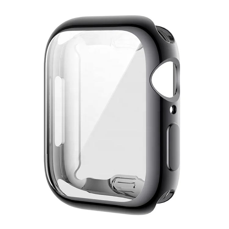 

Clear Compatible with Apple Watch Case 42mm 44mm, TPU Protective Case Cover Compatible with Apple Watch Series 5 4 3 2, Optional