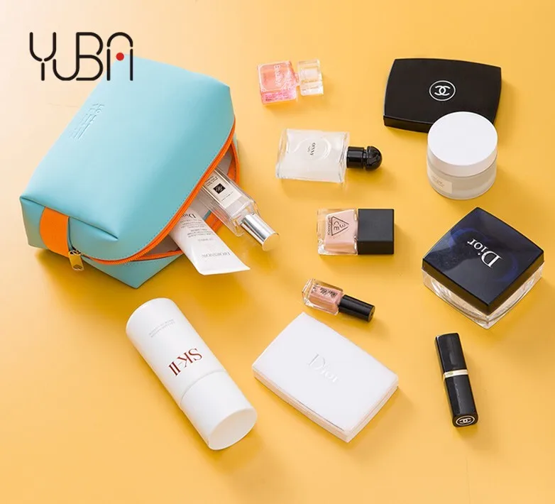 

fashioncottoncutewaterproofpucandycolorcosmeticbagmakeuptoliterybag