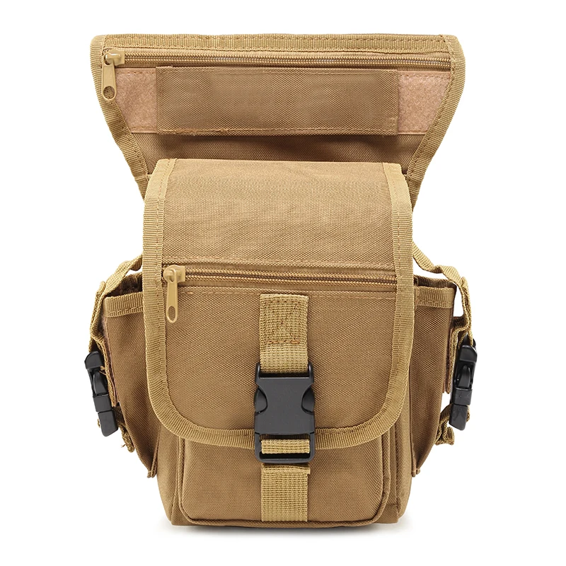 

Lupu 1L tactical leg bag Customized LOGO OEM/ODM Wear-resistant tactical mens canvas drop leg bag with bottle