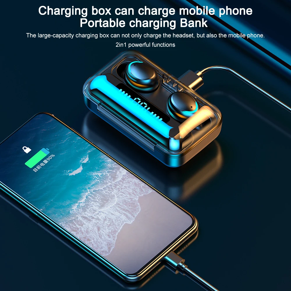 2020 High quality earphones Cheap Price TWS F9 Earbuds Wireless Earphone - ANKUX.COM