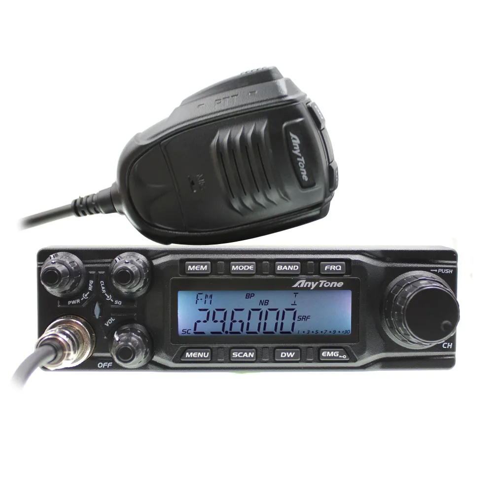 

Anytone AT-6666 For Public Security 28.000 - 29.699 Mhz AM/FM/SSB Two Way Radio10 meter