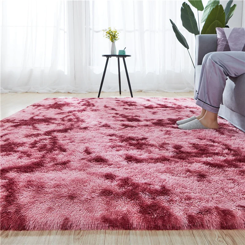 Shaggy long pile carpet of economic price new 40-160cm round seal 