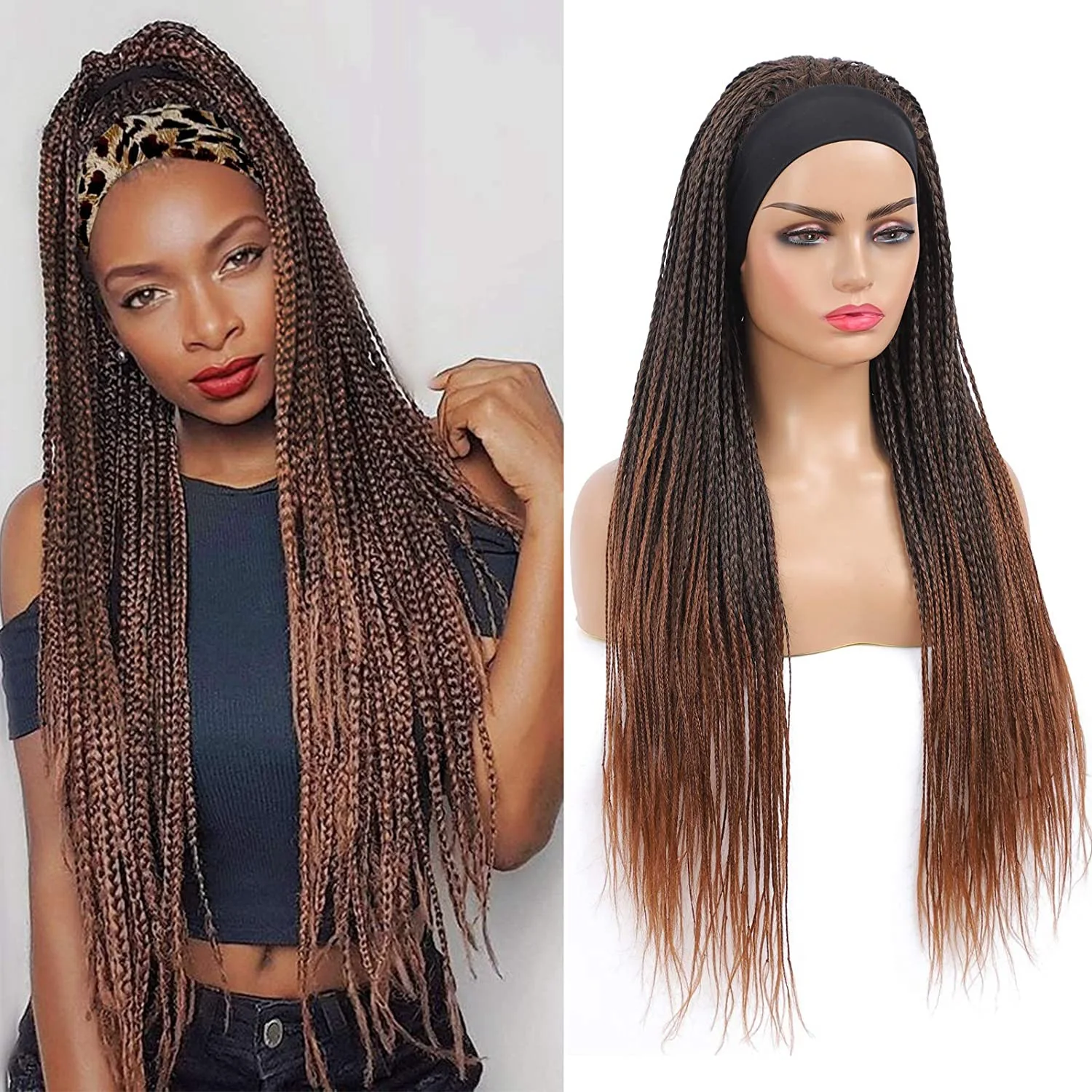 

26 Inch 2021 Wholesale Synthetic Hair Braided Crochet Wigs For Black Women Twist Crochet Braid Wig, Pic showed