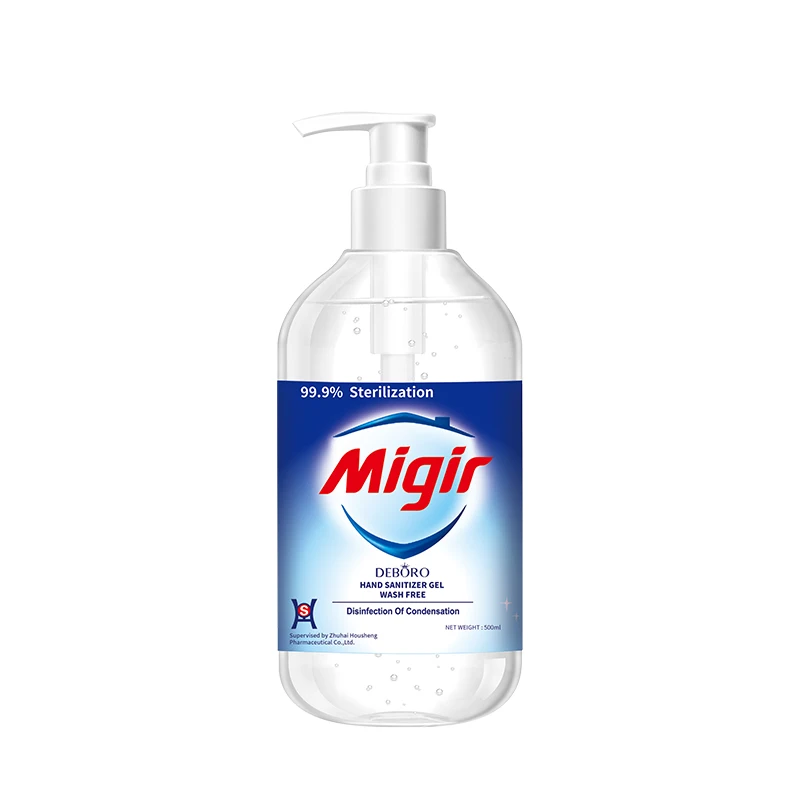 

Migir Sterilization Air-dry Gentle Clean Hand Gel 500ml Waterless Hand Sanitizer Gel, Transparent liquid gel