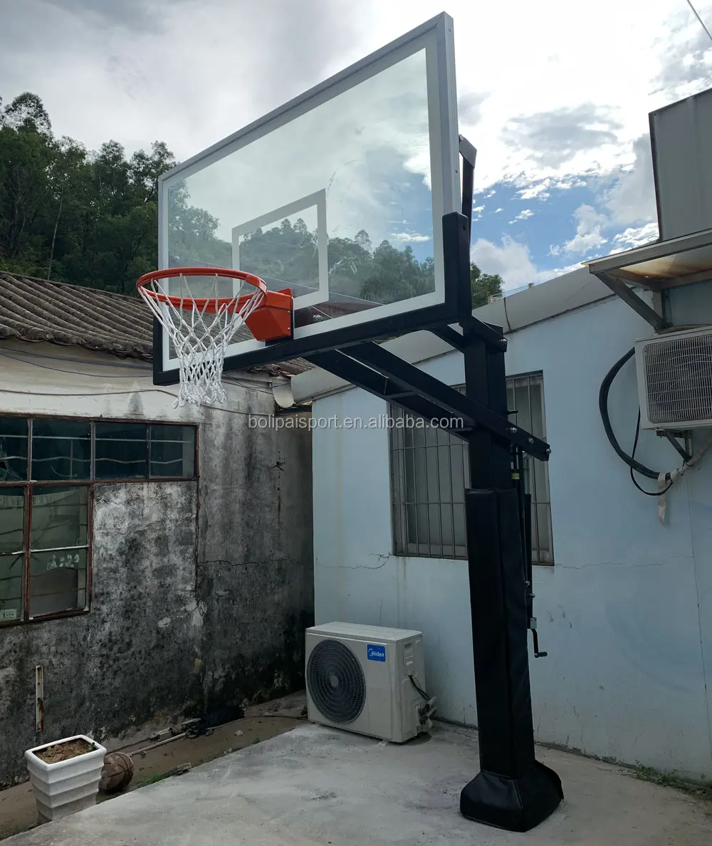 

Professional PRO-STYLE In-Ground height adjustable Basketball Hoops for adults, Customize color