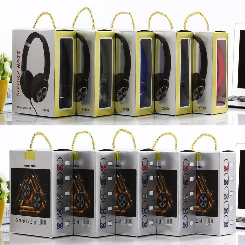 
High Quality Cheap Custom Logo Wired Foldable Headphones For Promotion 